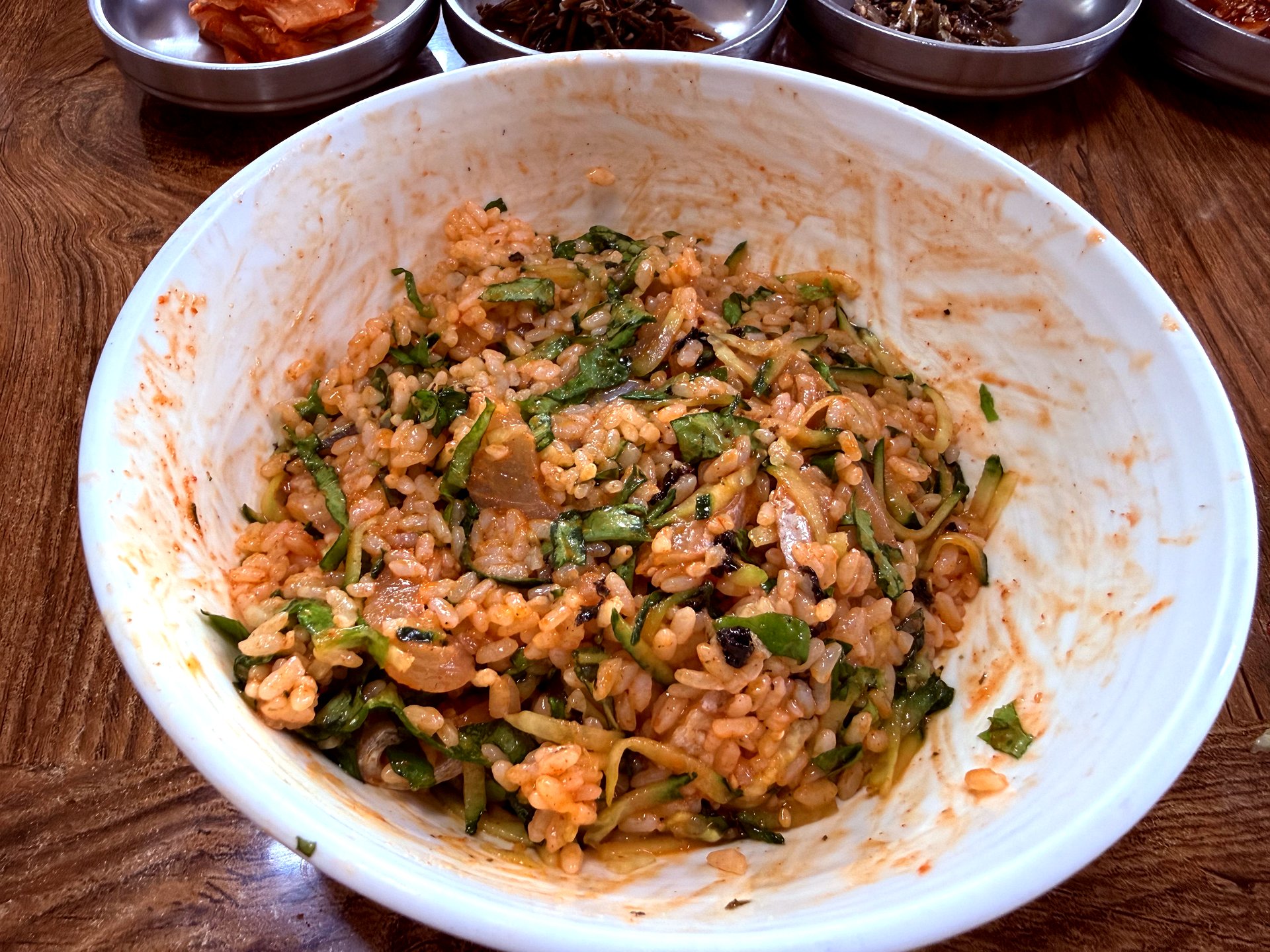 Hoedeopbap after mixing