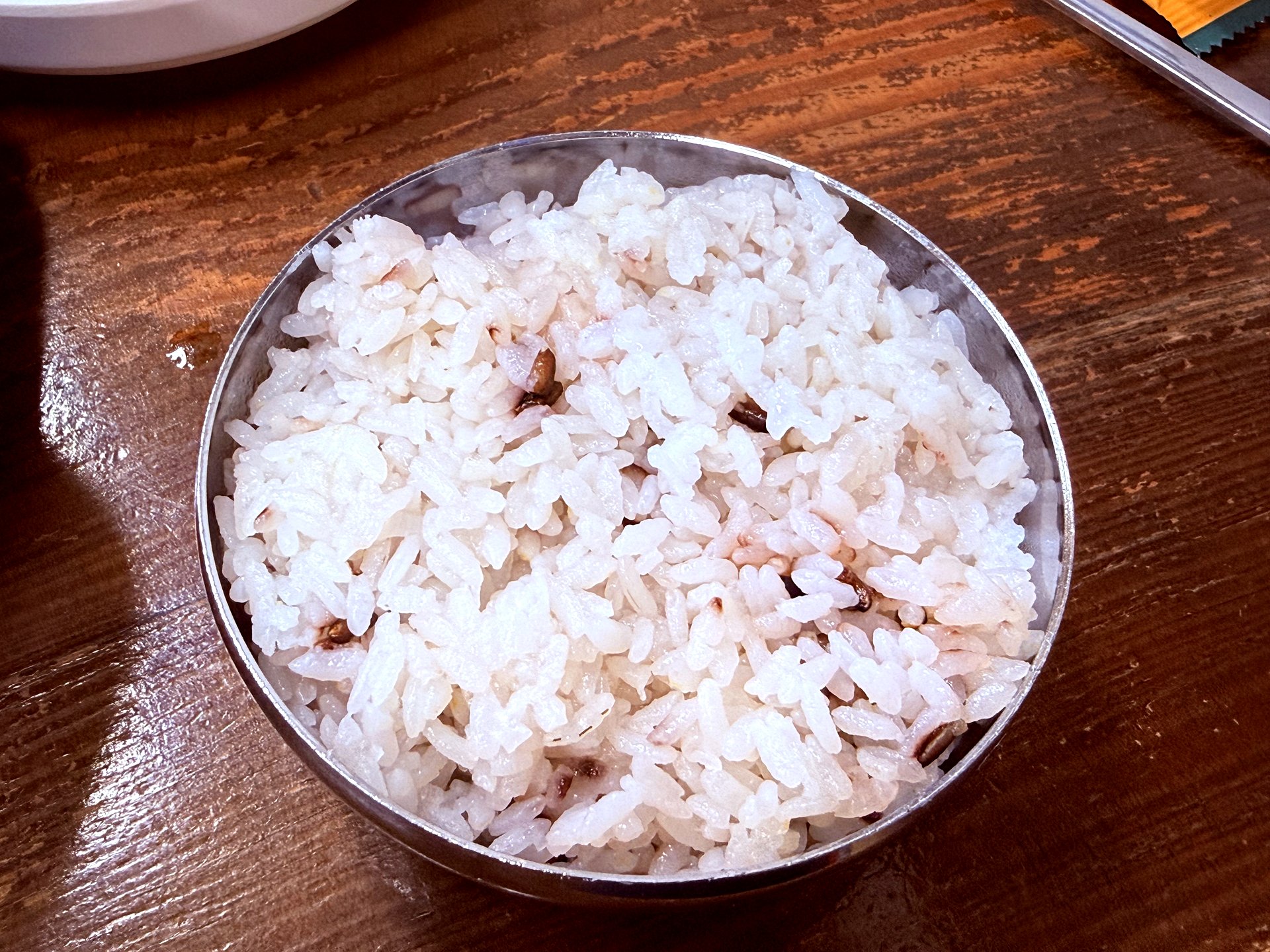 Steamed multi-grain rice