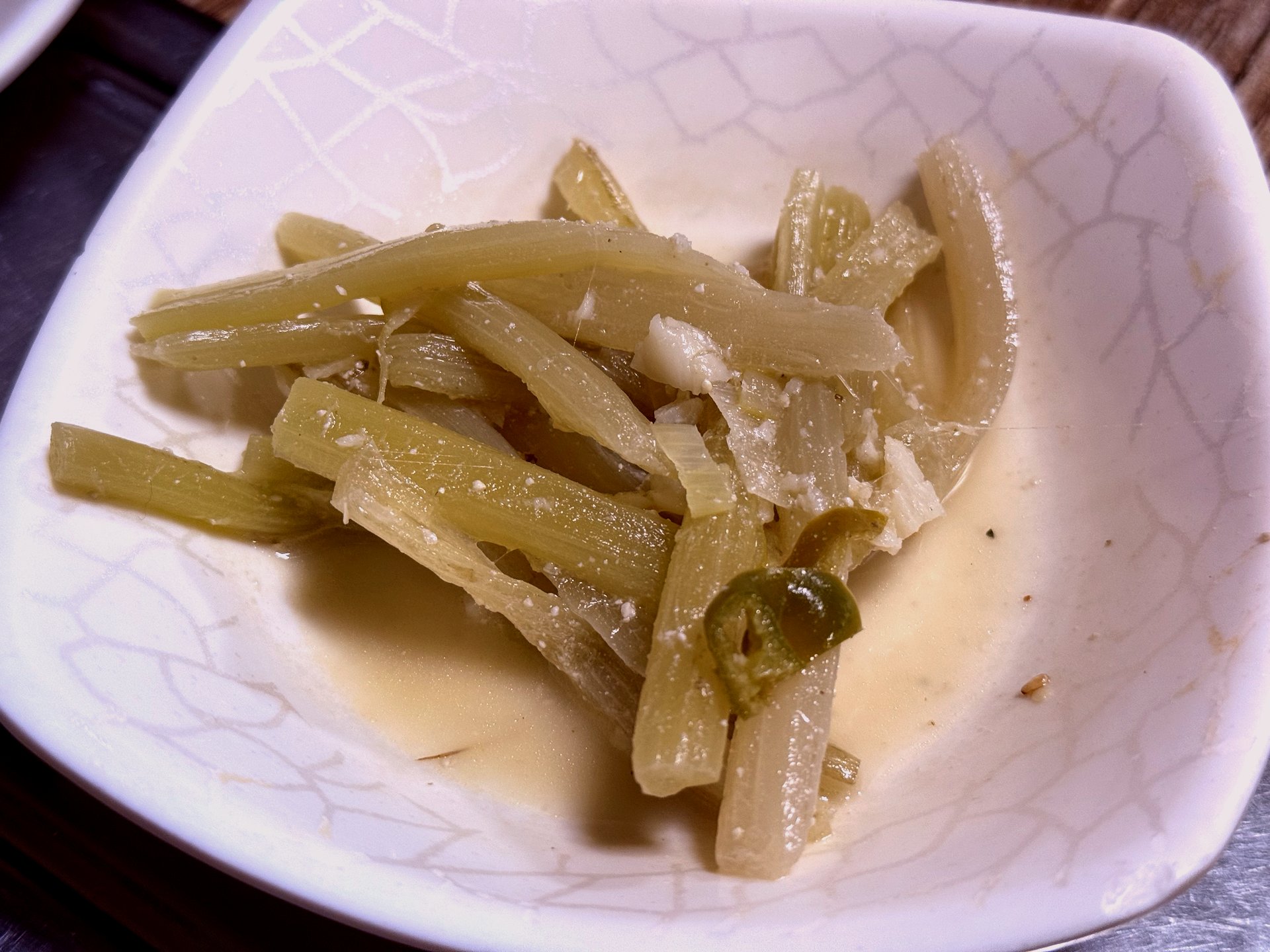 Dried-radish strip side dish